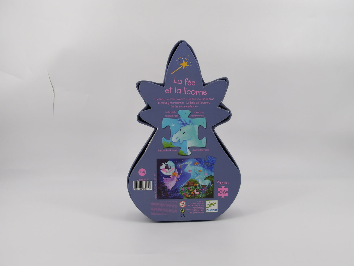 Puzzle - 36 pièces - La fée et la licorne 