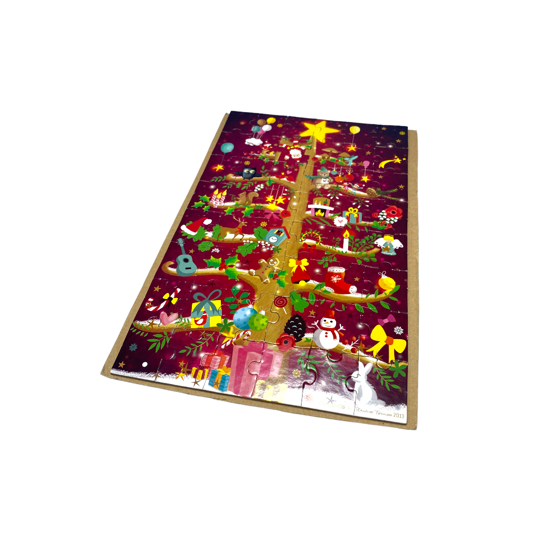 Puzzle - Sapin de Noël - 54 pièces