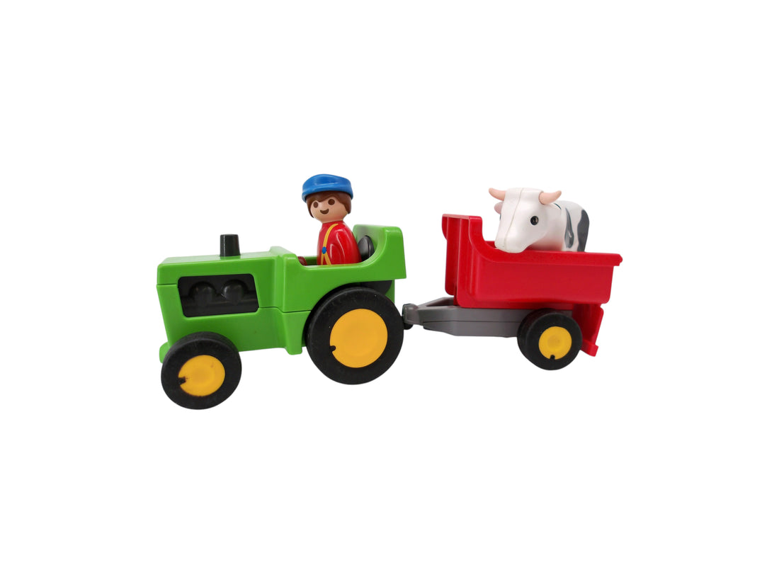 Playmobil 1.2.3. - Tracteur et remorque - Set 6715