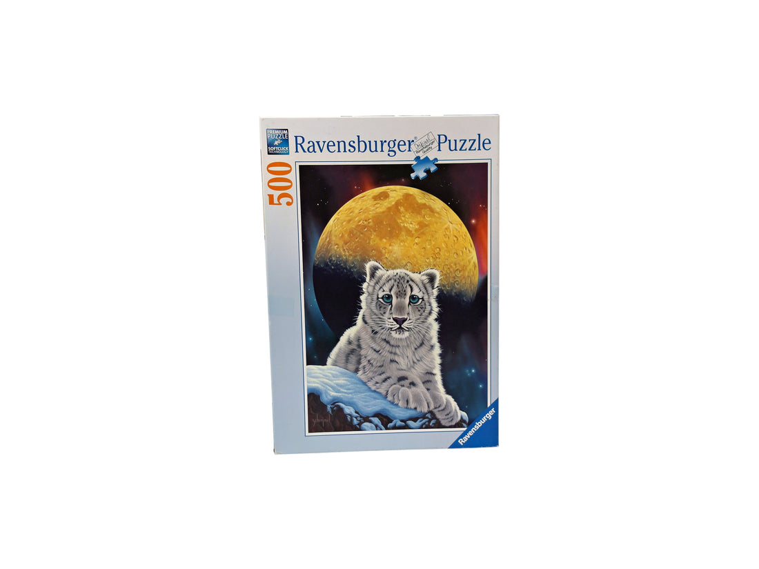 Puzzle - Tigre et pleine lune - 500 pièces - Édition 2009