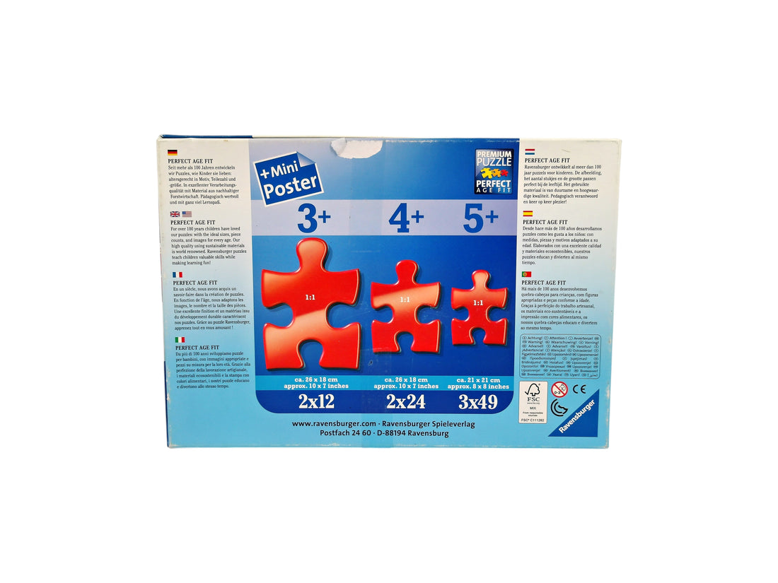 Puzzle - Disney Cars - 3 x 49 pièces- Édition 2013