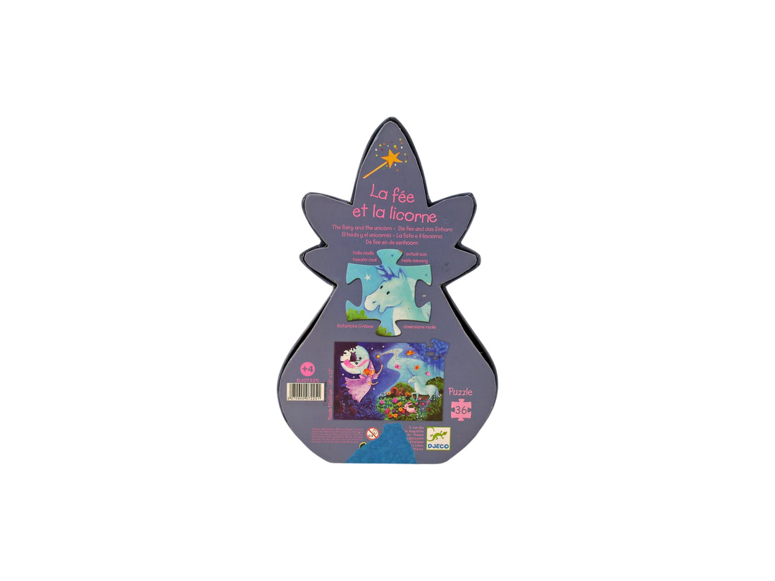 Puzzle - 36 pièces - La fée et la licorne 