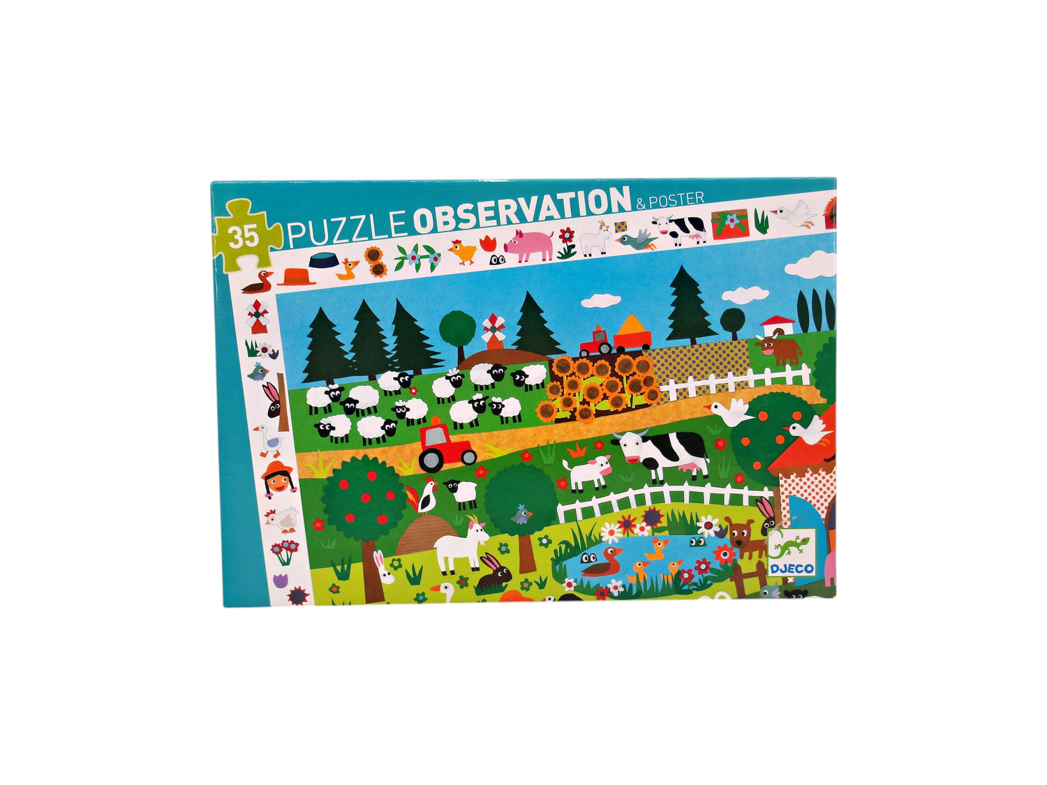 Puzzle observation - La ferme - 35 pièces