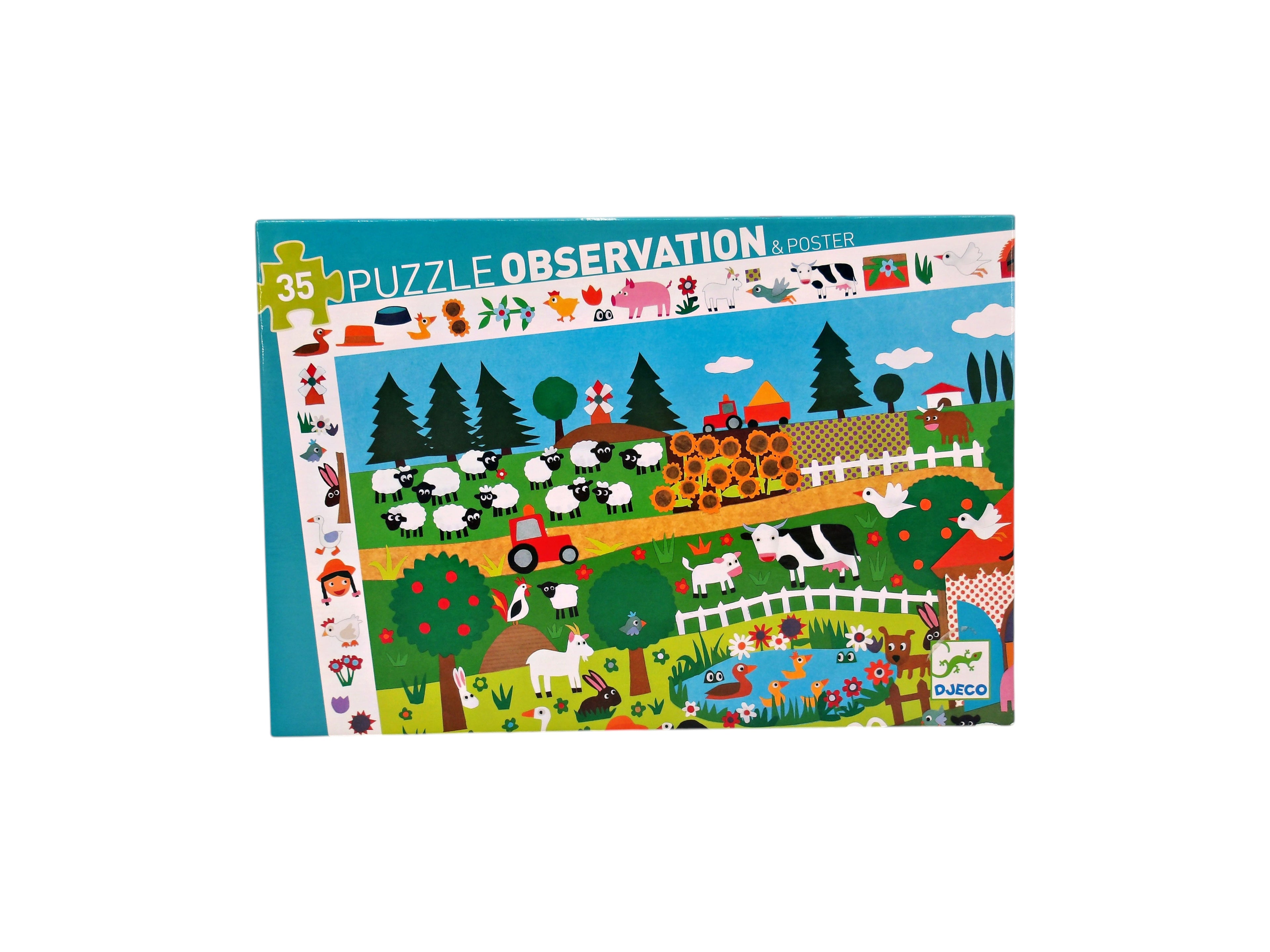 Puzzle observation - La ferme - 35 pièces