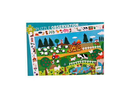 Puzzle observation - La ferme - 35 pièces