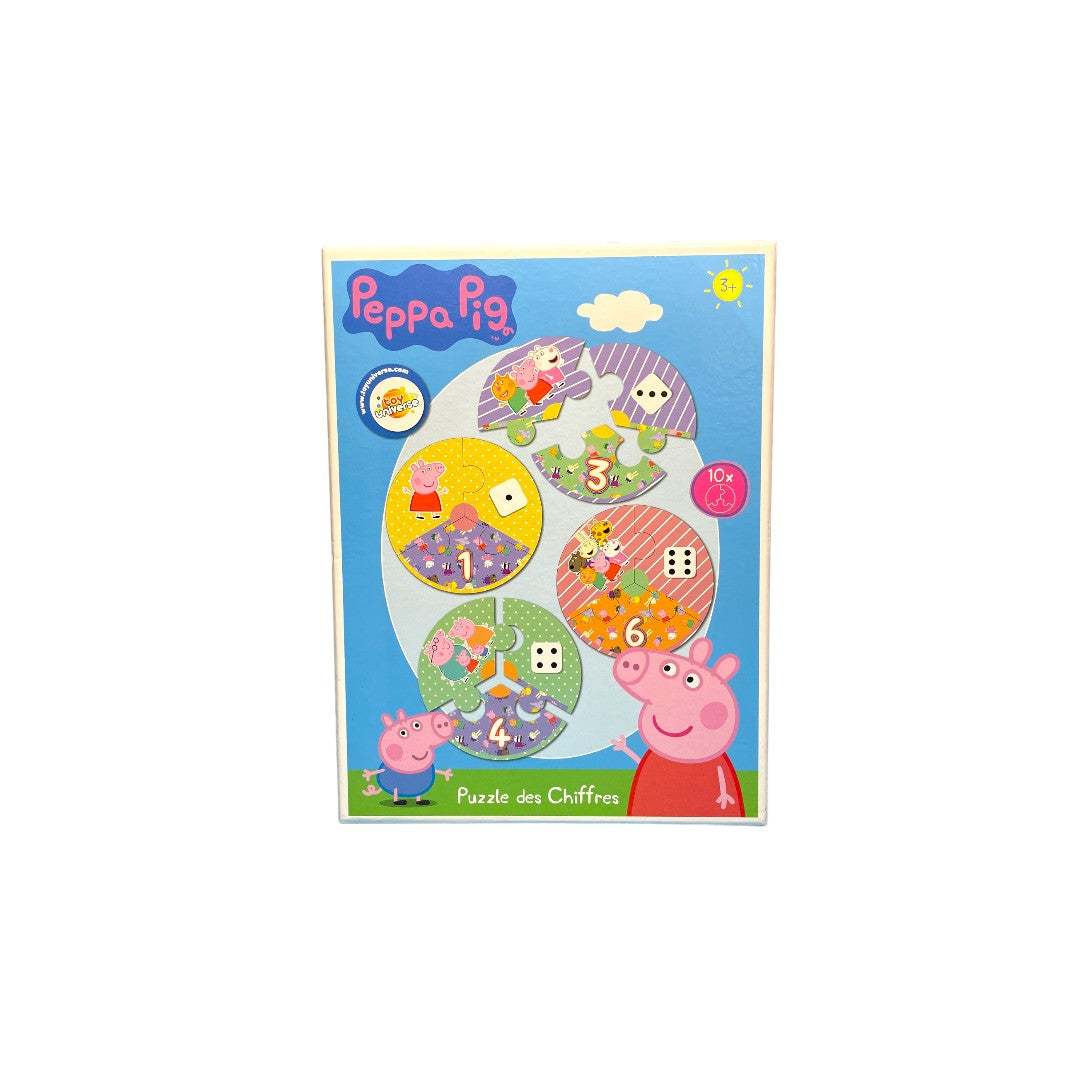 Peppa Pig - Puzzles des chiffres- Édition 2021