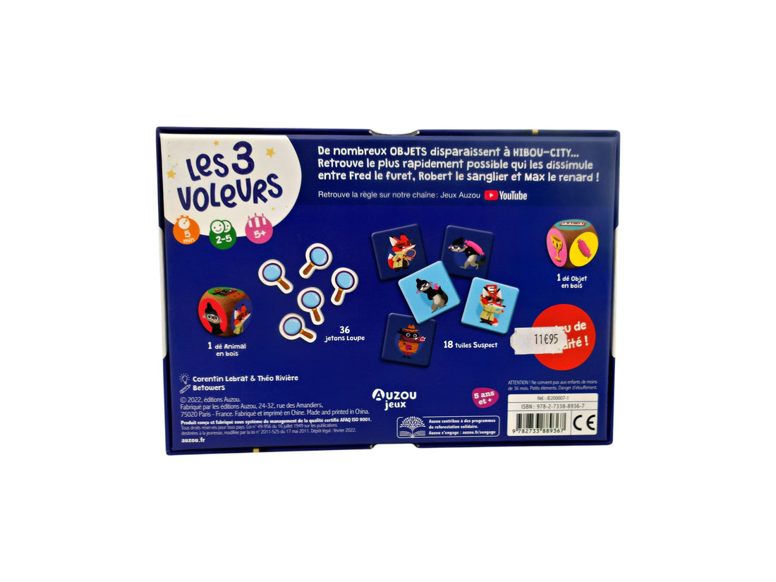Les 3 voleurs - Édition 2022
