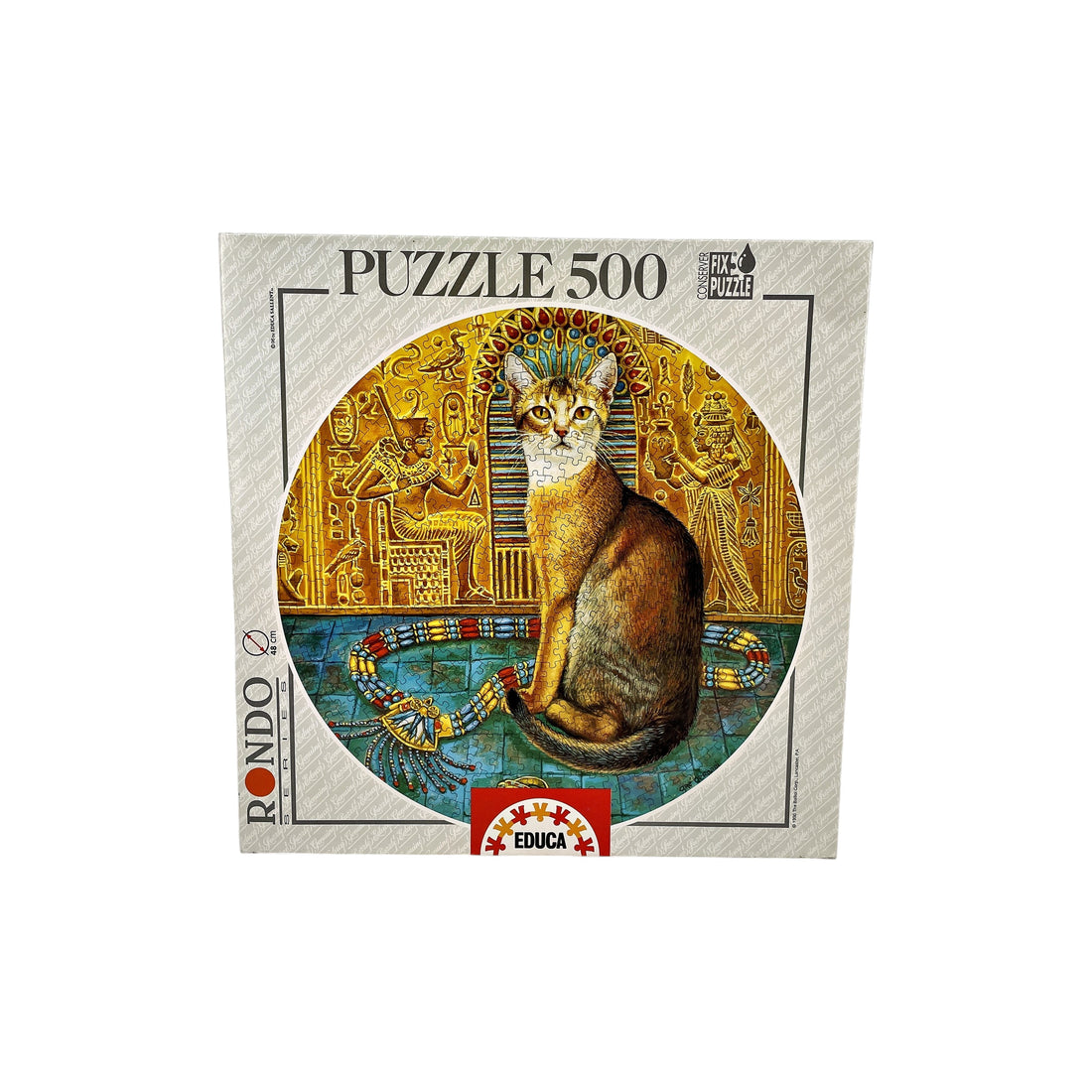 Puzzle rond - Chat - 500 pièces