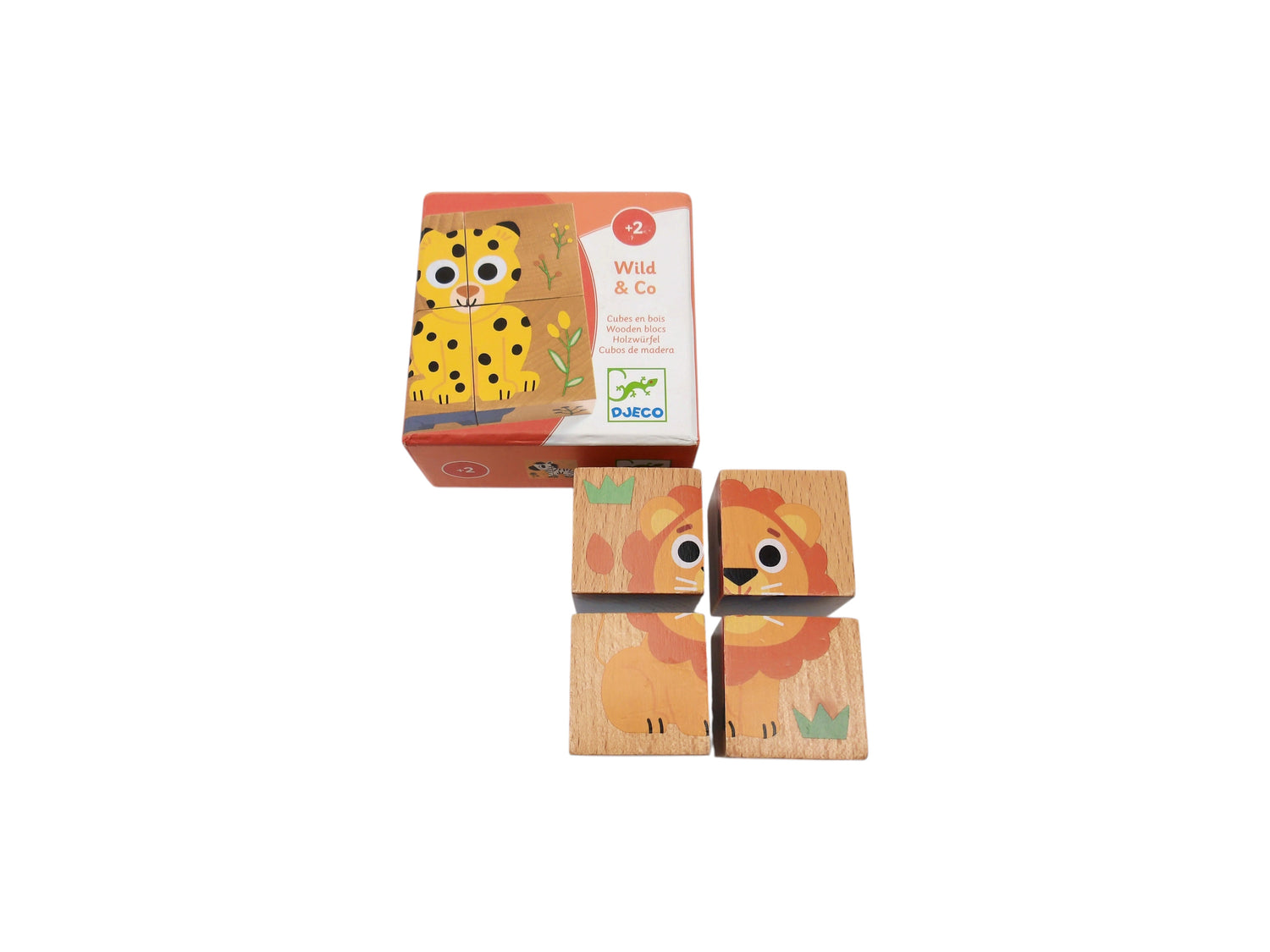 Wild &amp; co - Cubes en bois 