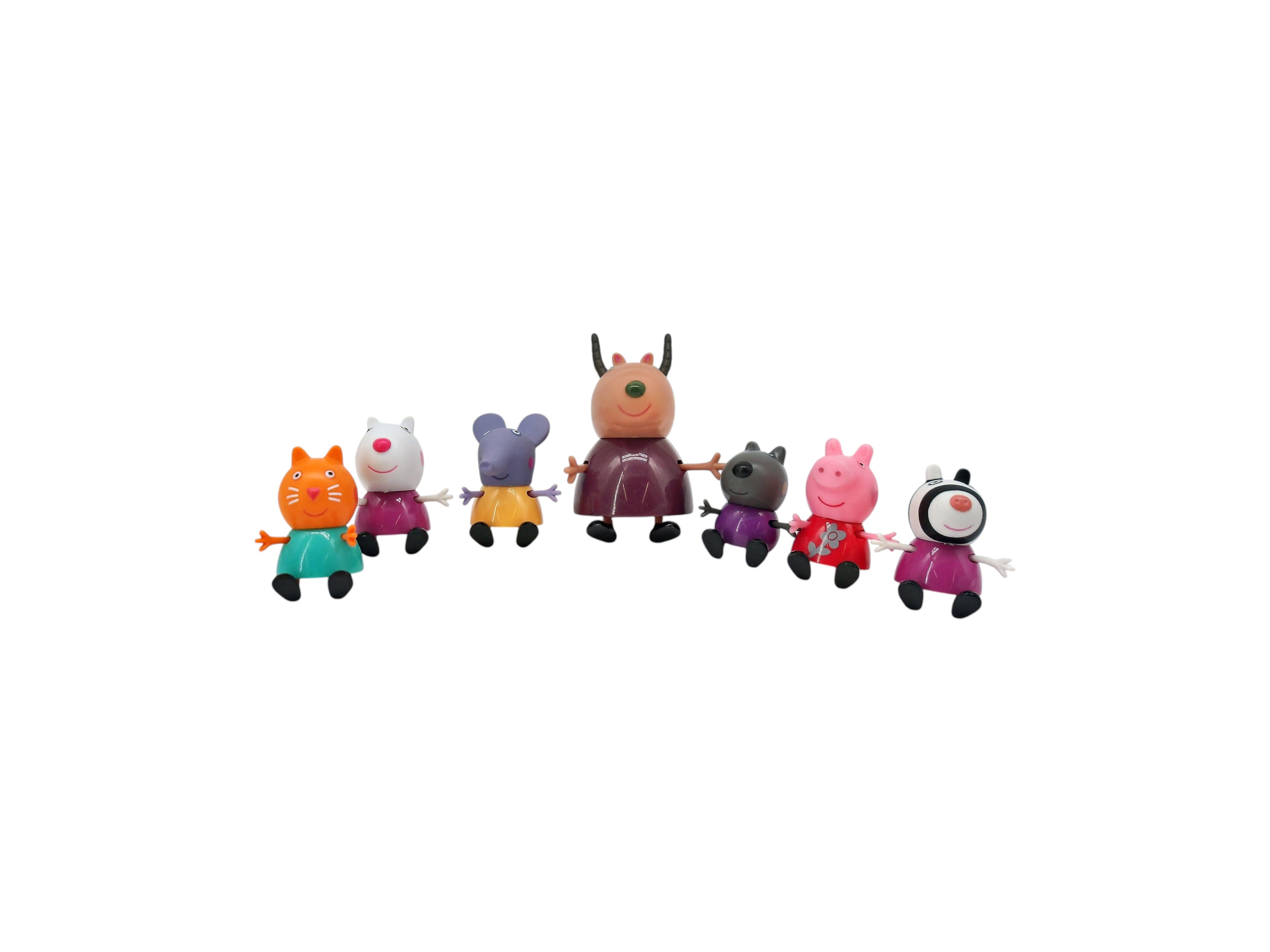 Figurines - Peppa Pig en classe - x7