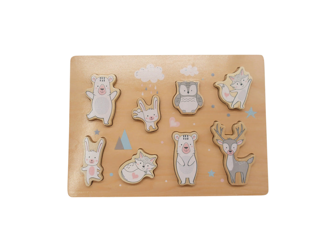 Puzzle encastrable - Animaux de la forêt - x8