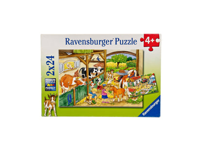 Puzzle - Le bonheur à la ferme - 2x24 pièces- Édition 2014