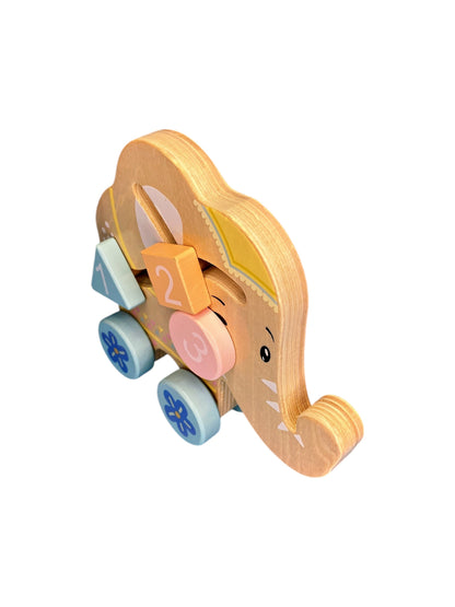 Eléphant à roulettes