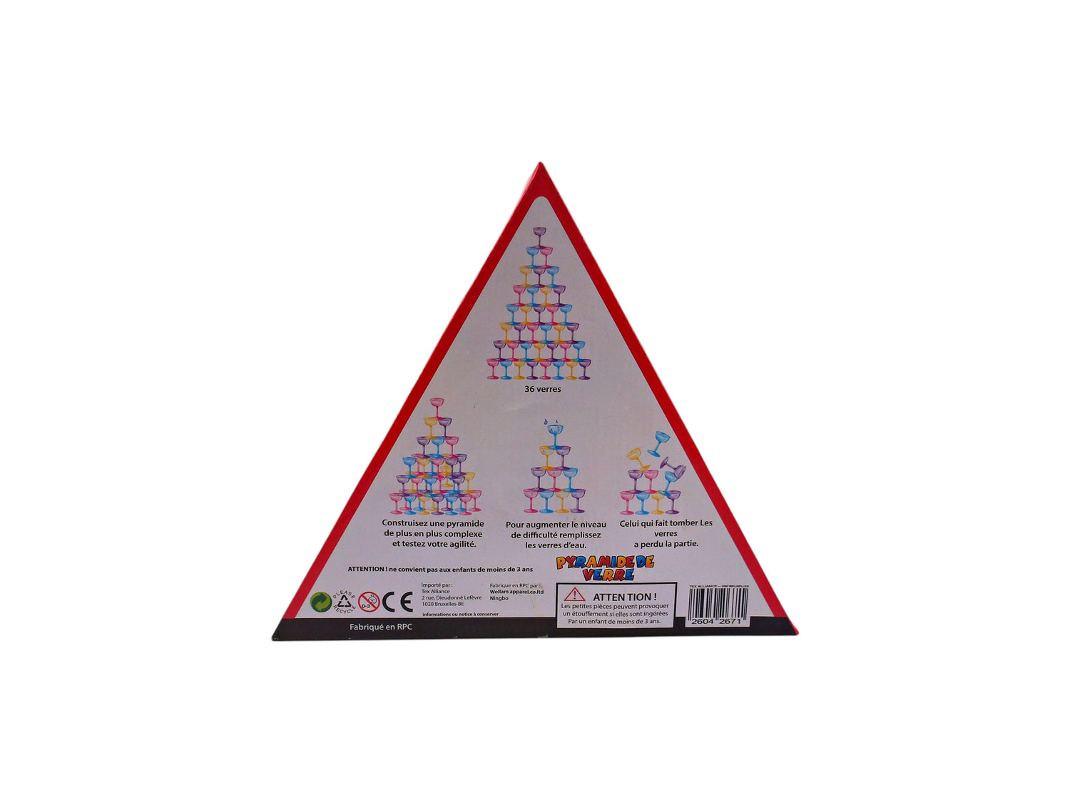 Pyramide de verres