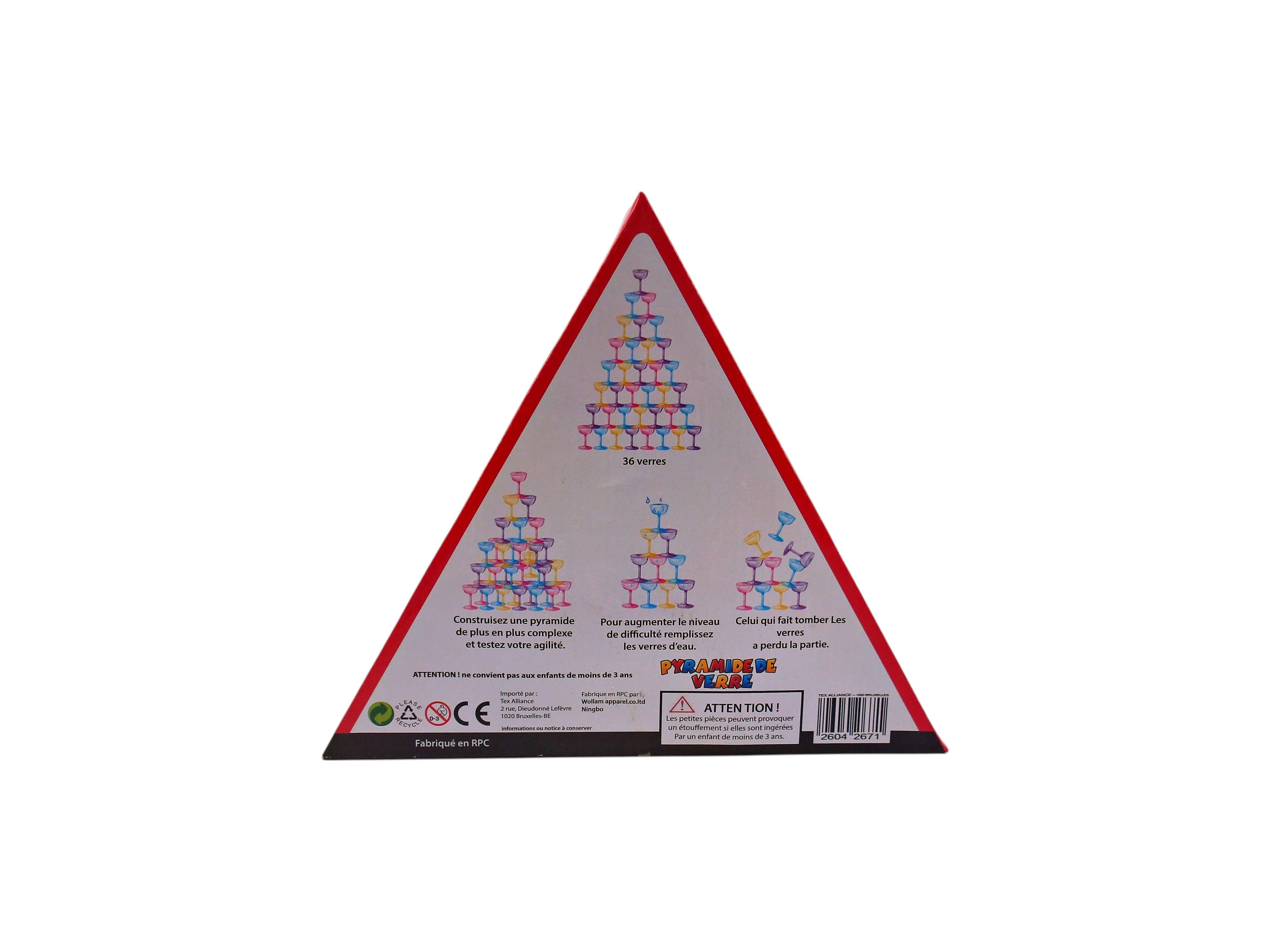 Pyramide de verres