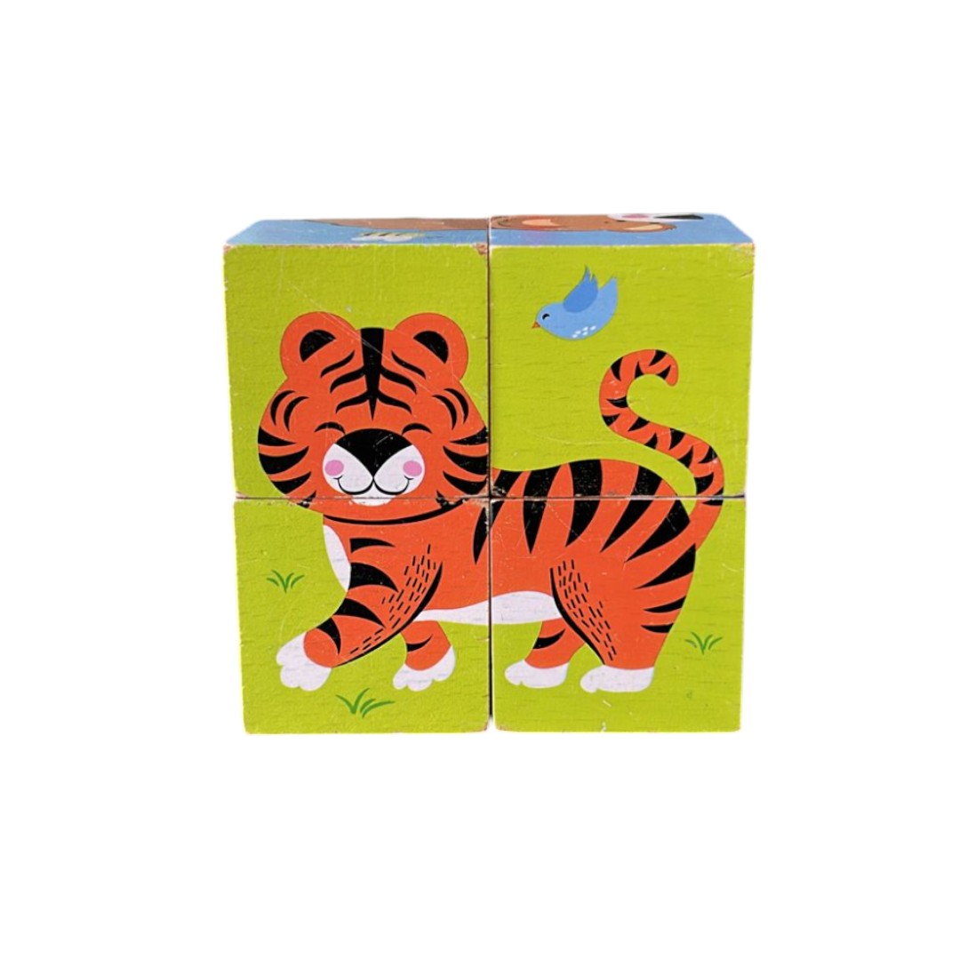 Puzzles cubes - Animaux de la savane