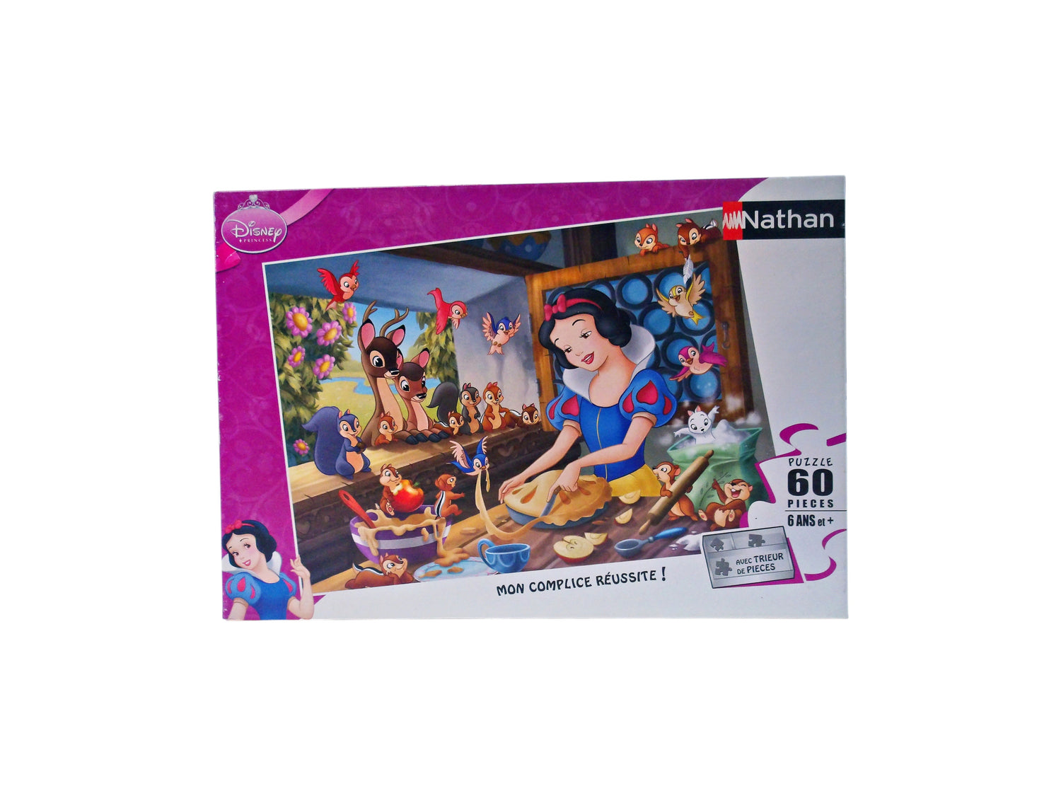 Puzzle - Blanche Neige fait de la patisserie - 60 pièces