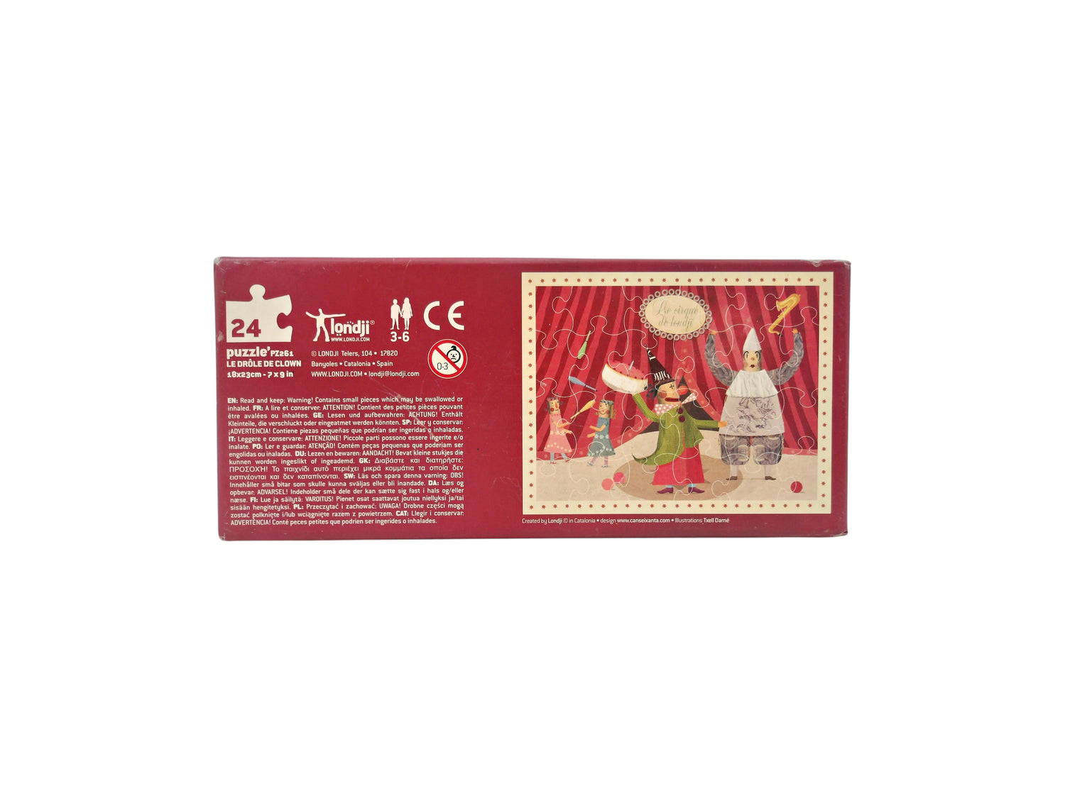 Puzzles - Le drôle de clown - 24 pièces