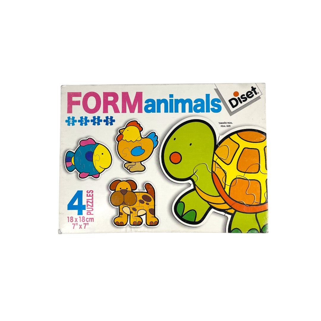 4 Puzzles progressifs animaux - FORManimals- Édition 2003