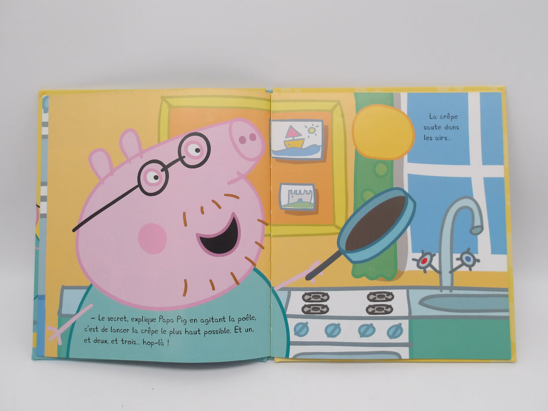 Peppa fait des crêpes