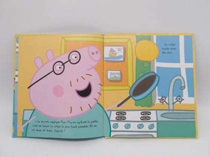 Peppa fait des crêpes
