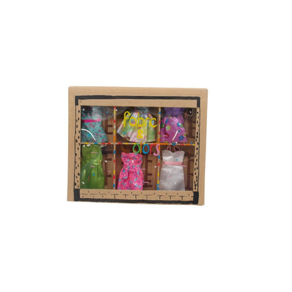 Coffret - Tenues poupées Barbie -x6