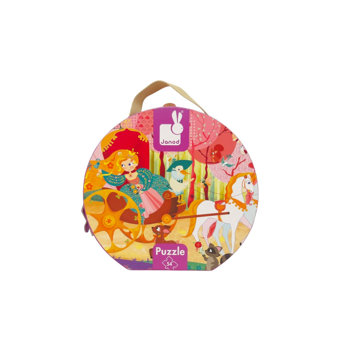 Puzzle valisette - La princesse et le carrosse - 54 pièces- Édition 2012