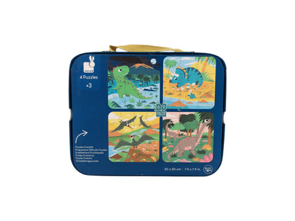 Puzzles évolutifs - Dinosaures x 4