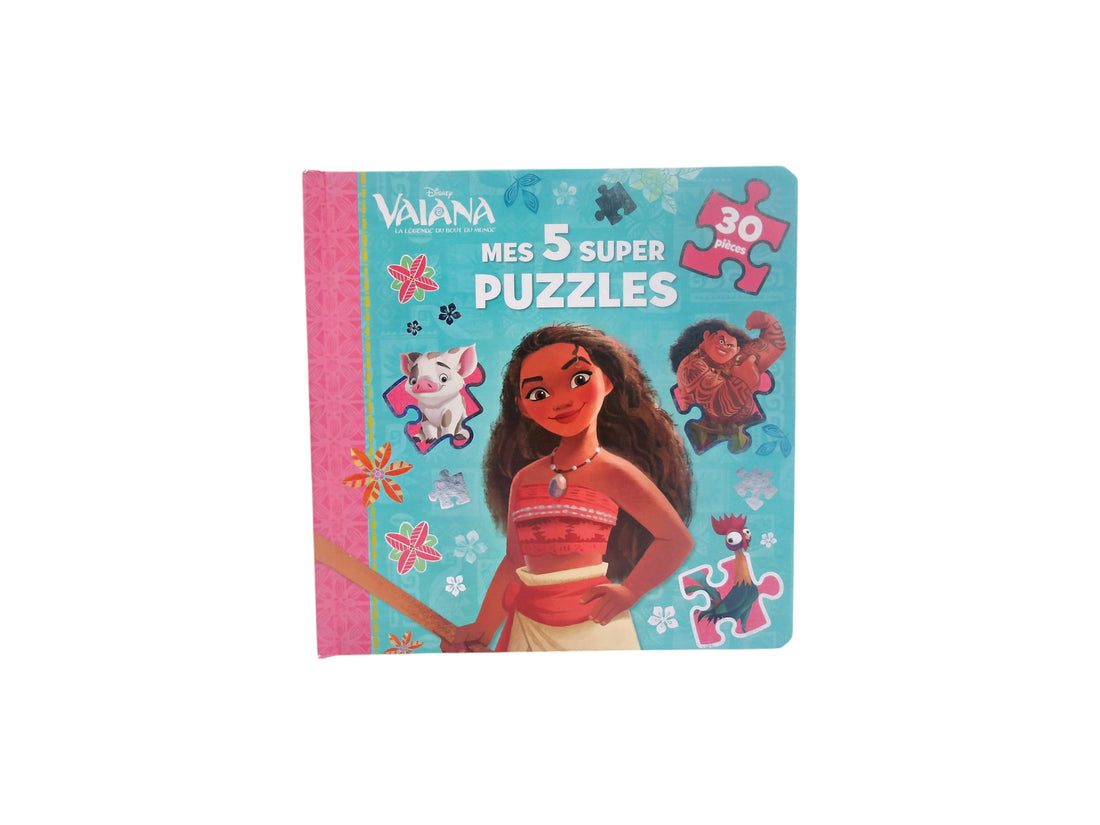 Vaïana - Mes 5 super puzzles  - 30 pièces