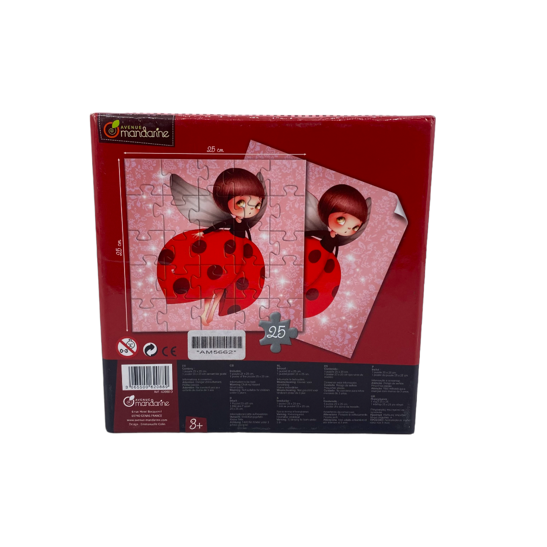 Puzzle - Fée coccinelle - 2x25 pièces