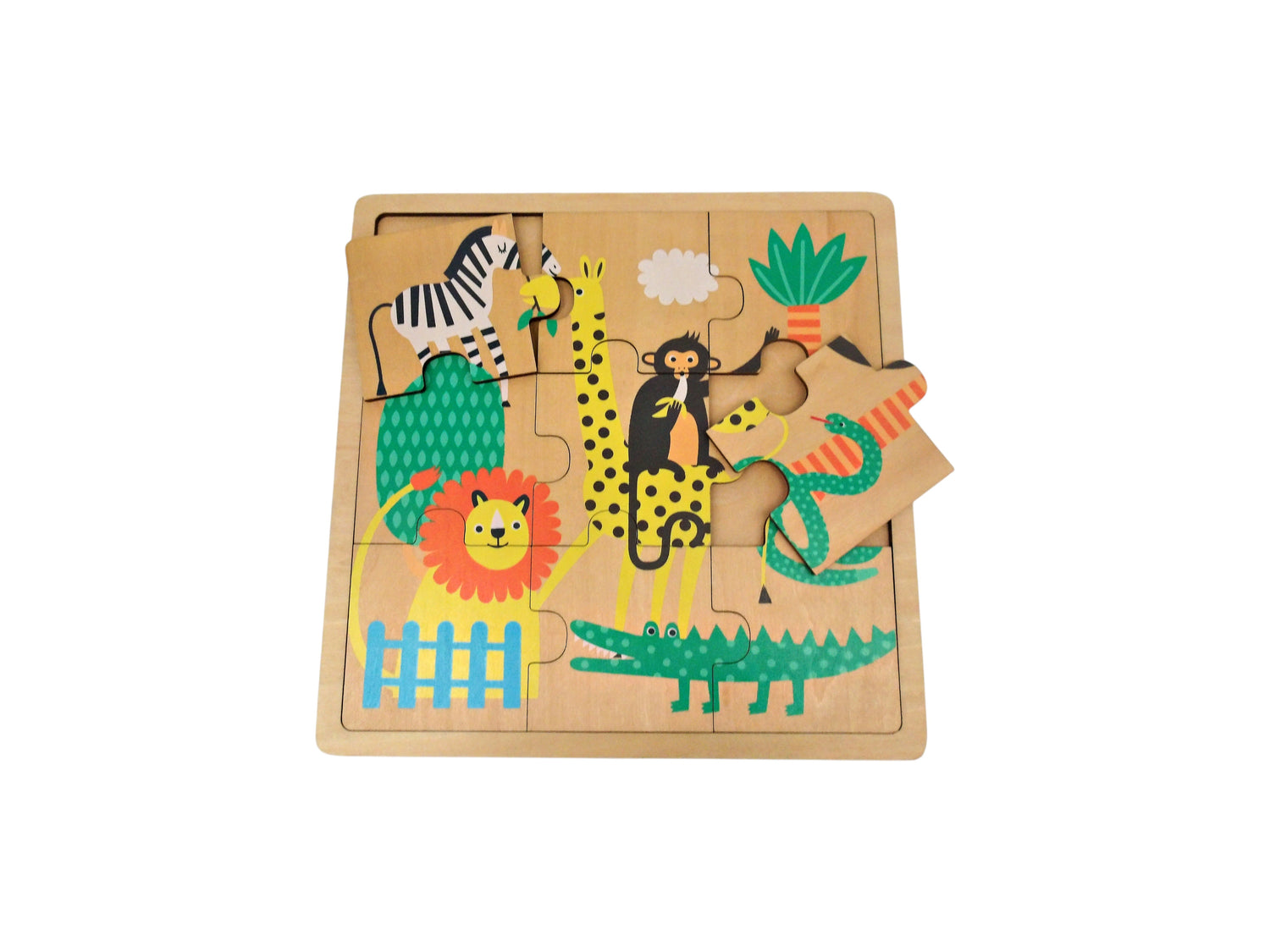 Puzzle en bois - Savane