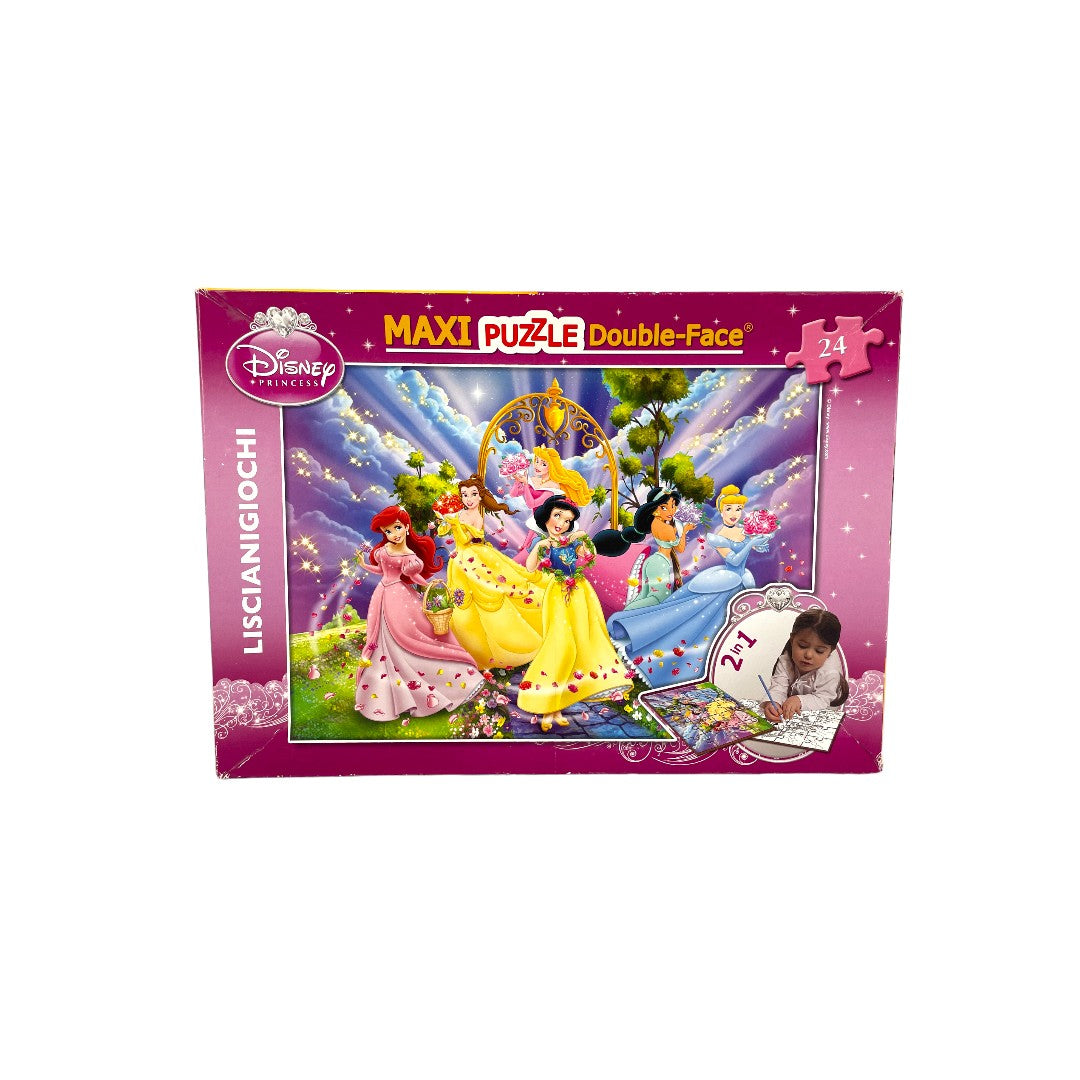 Puzzle double face - Princesses et Livre de la jungle - 24 pièces