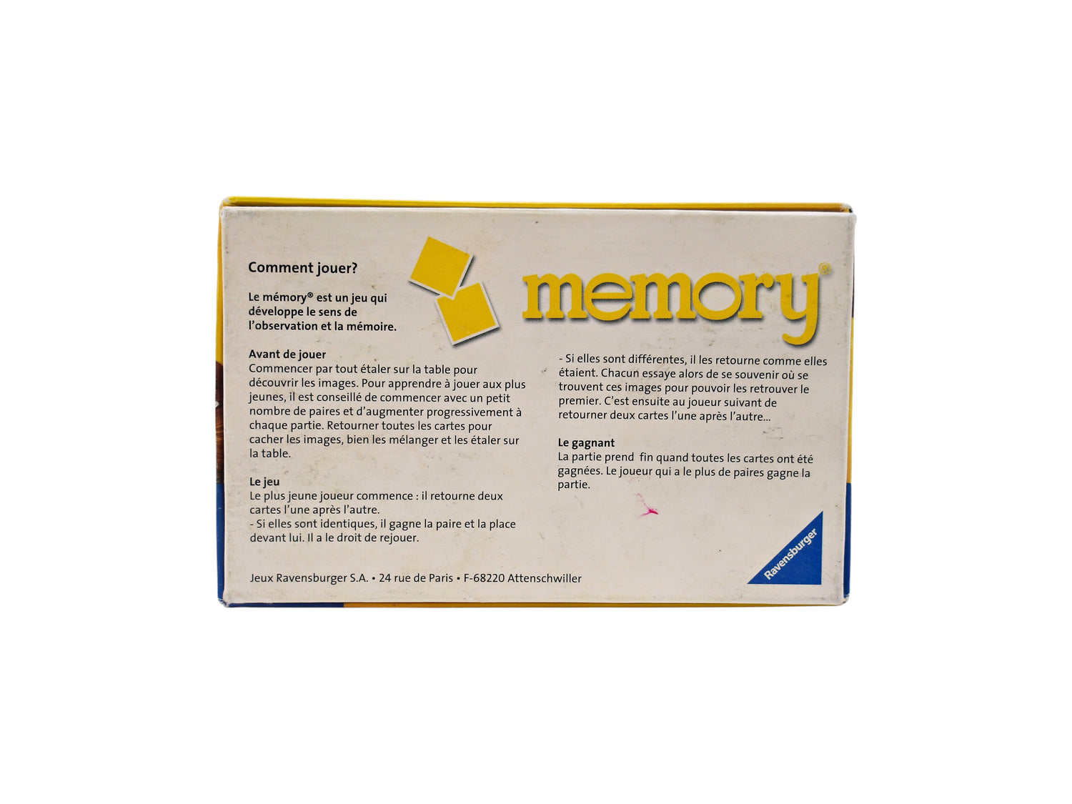 Mémory - Le manège enchanté- Édition 2005