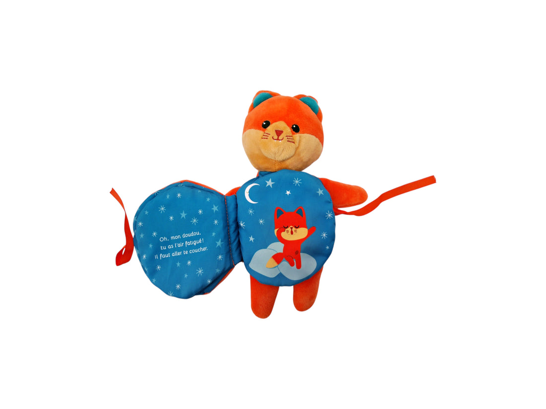 Livre tissu - Doudou renard 