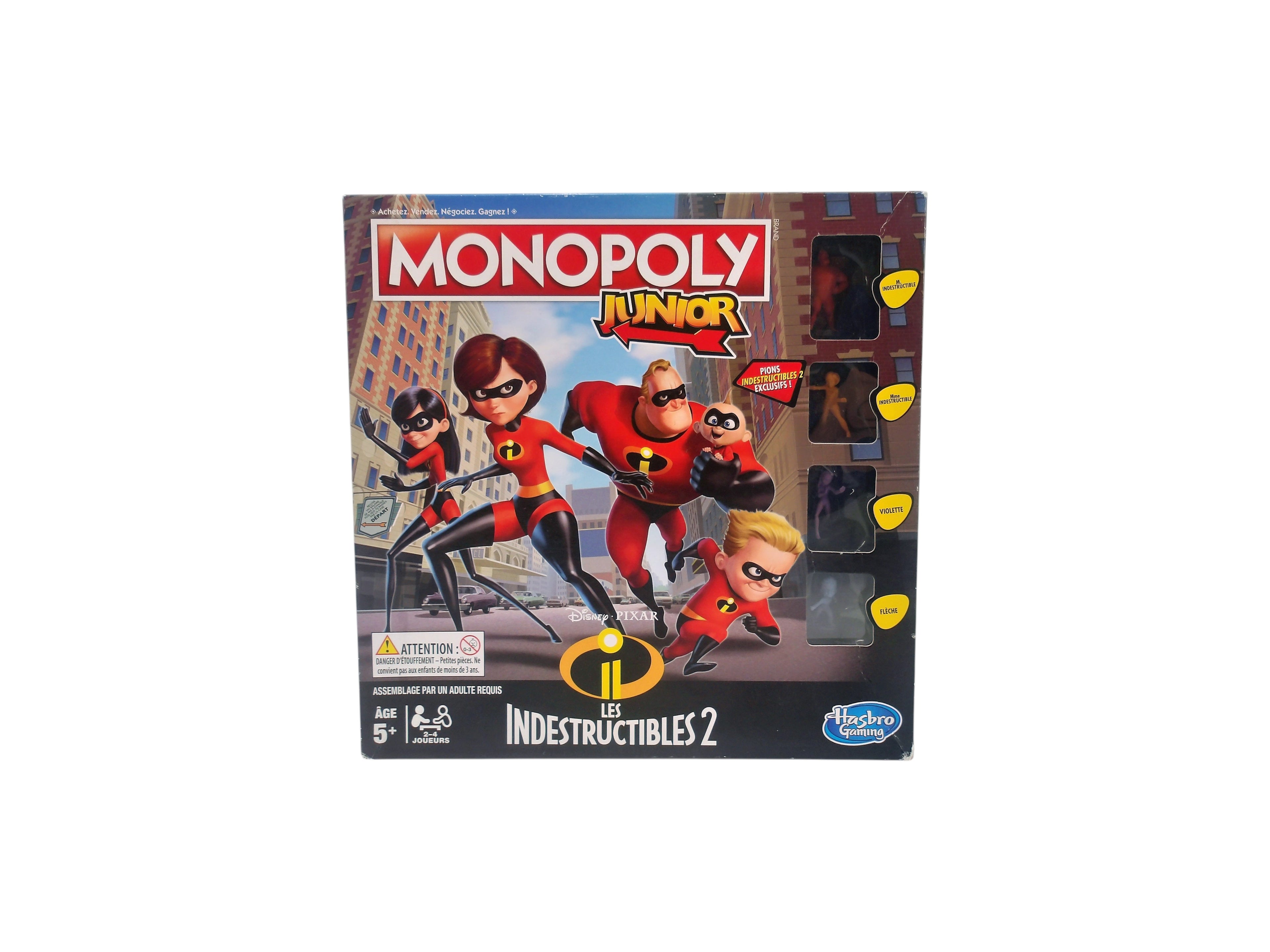 Monopoly Junior - Les indestructibles 2- Édition 2017