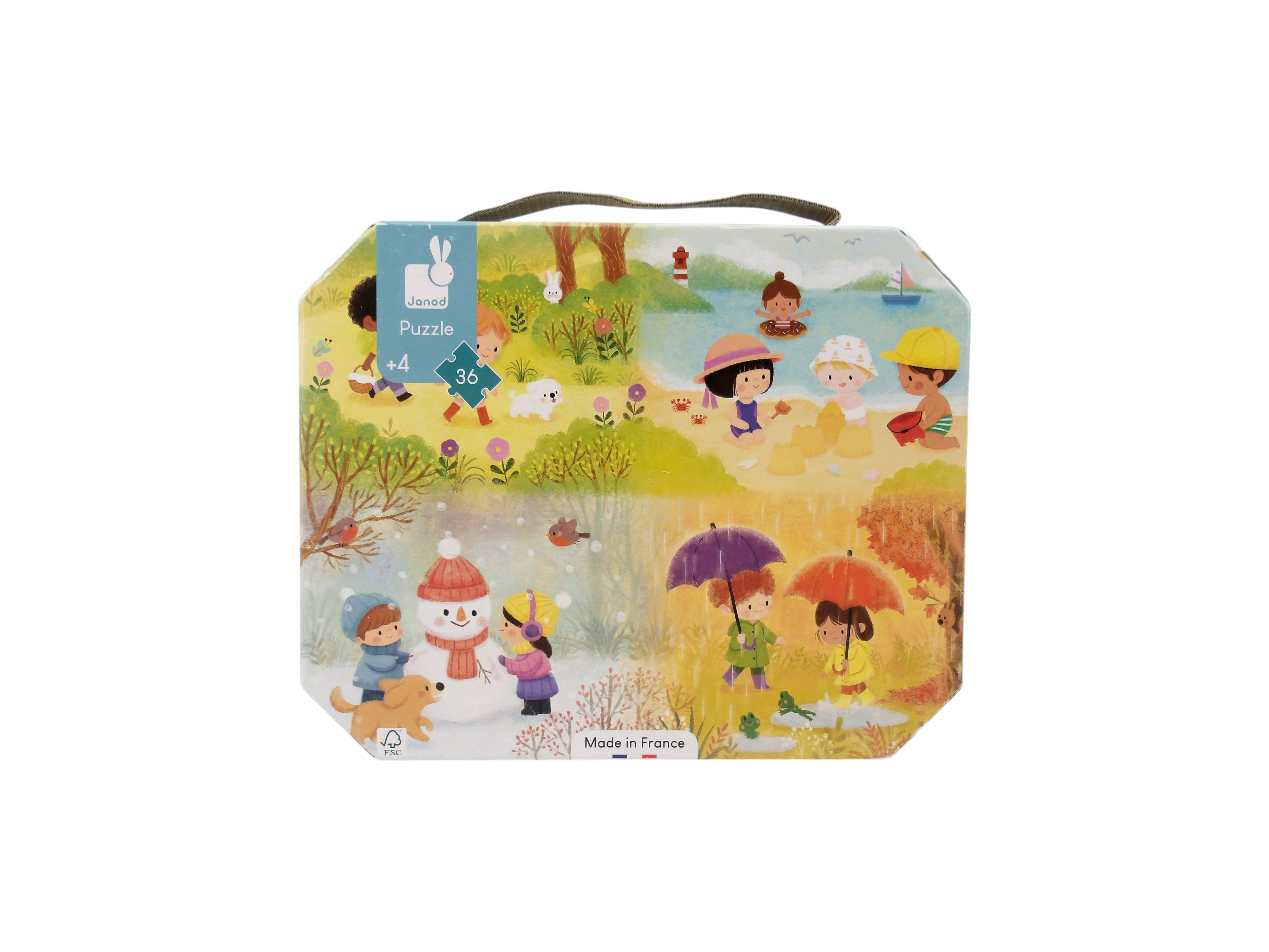 Puzzle valisette - 4 Saisons - 36 pièces