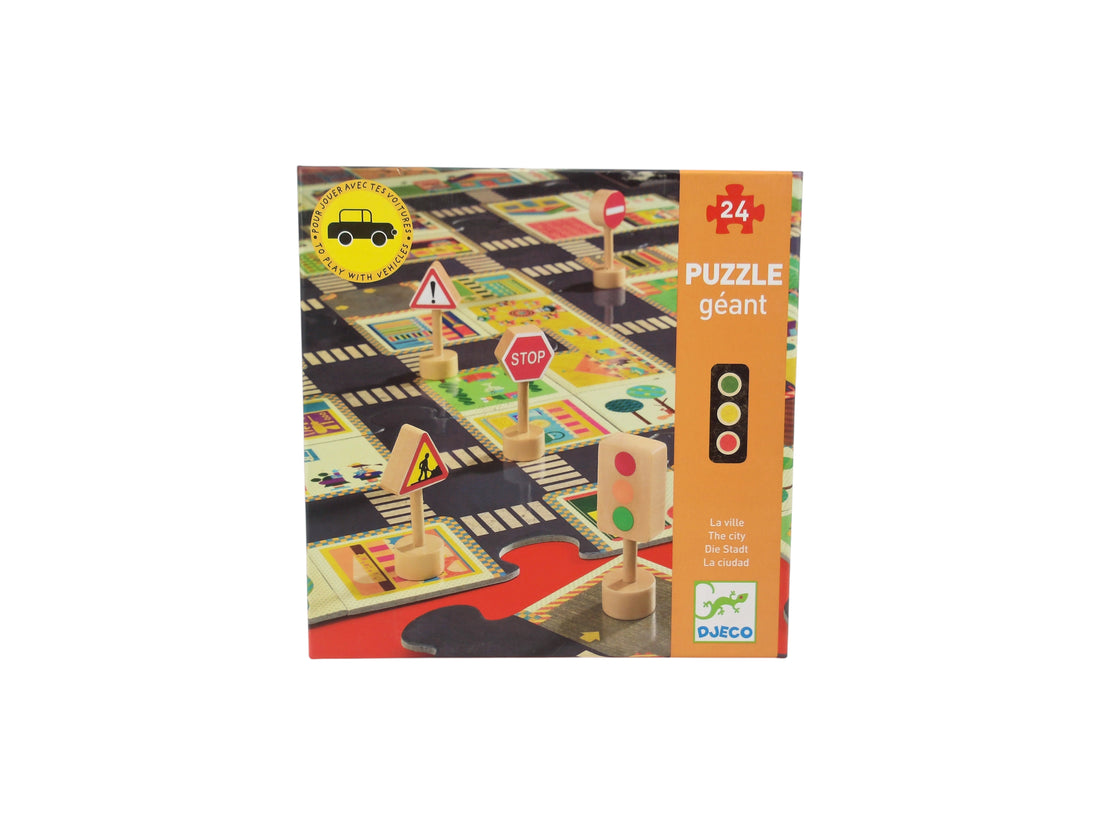 Puzzle géant - La ville -24 Pièces 