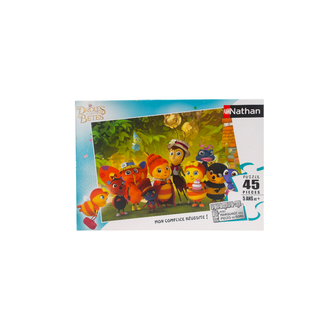 Puzzle - Droles de petites bêtes - 45 pièces- Édition 2016