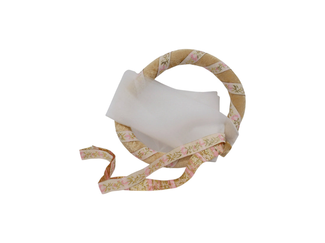 Déguisement - Coiffe médiévale Isabella - Dorée