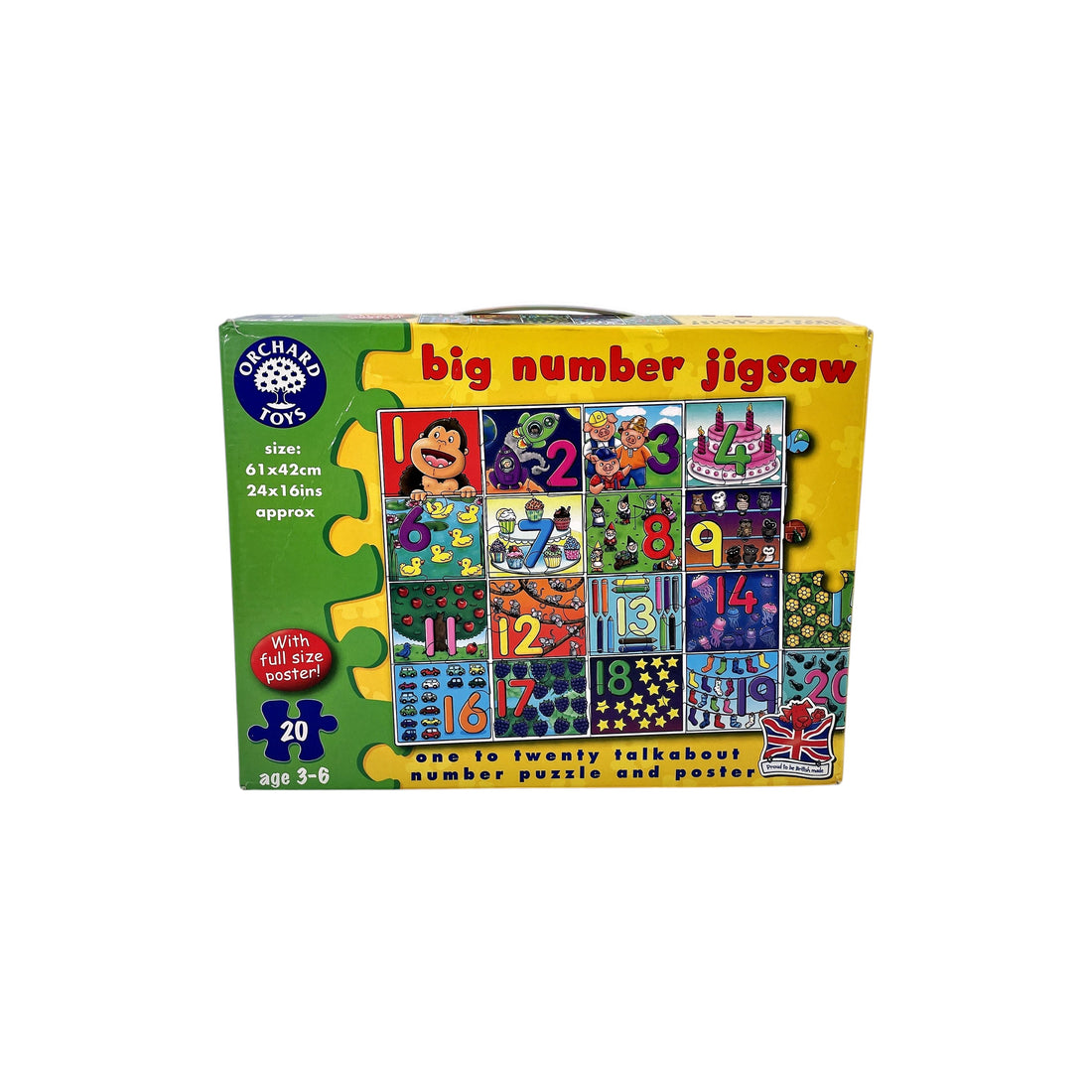 Puzzle - Big number - 20 pièces- Édition 2014