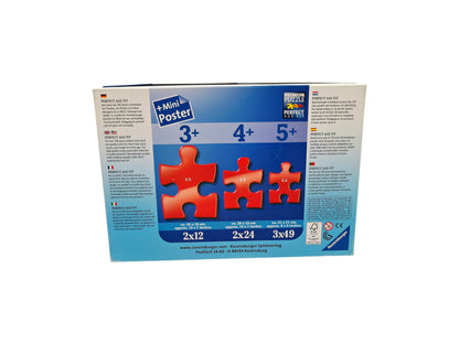 Puzzle - Sam le pompier - 3 x 49 pièces- Édition 2015
