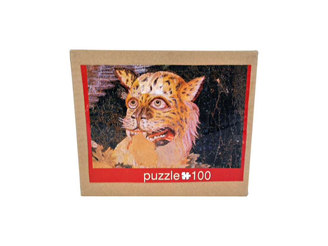 Puzzle - Tigre avec poster - 100 pièces