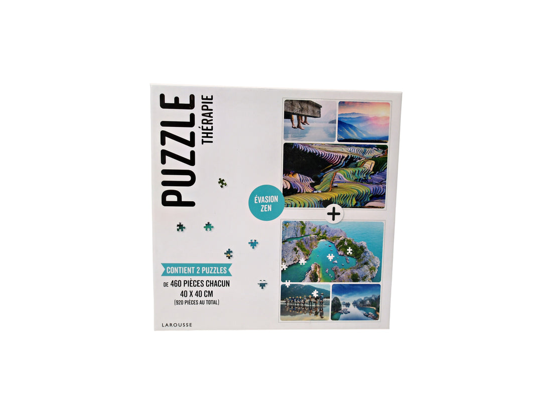 Puzzle - Thérapie évasion zen - 2x460 pièces