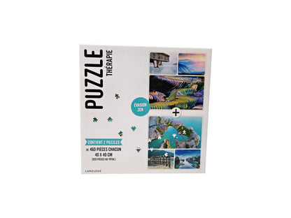 Puzzle - Thérapie évasion zen - 2x460 pièces