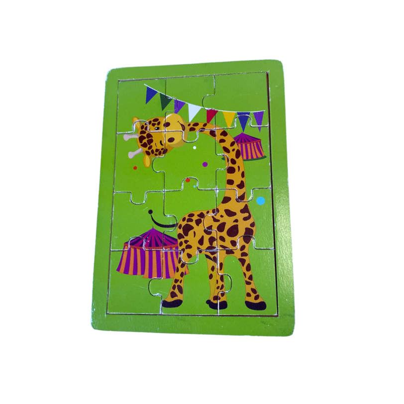 Puzzle - Girafe en bois - 12 pièces