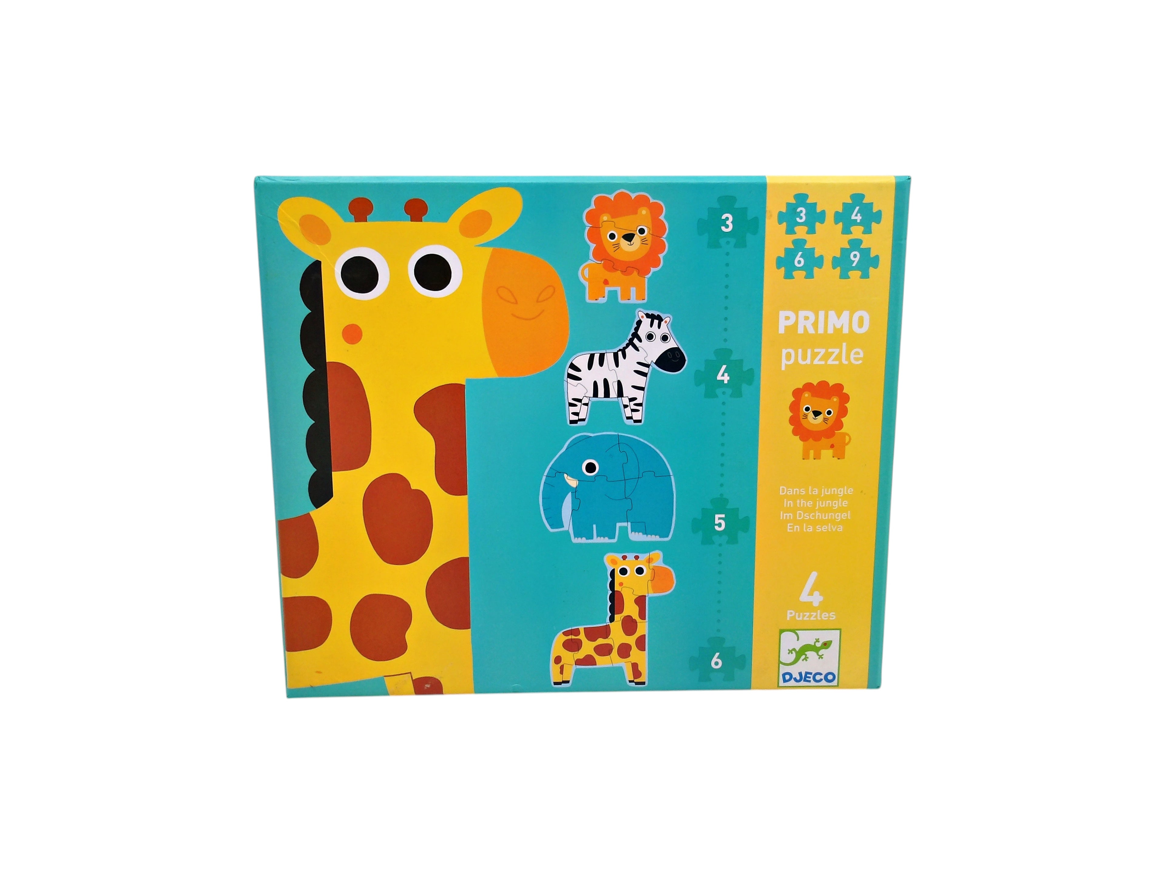 Puzzle primo - Dans la jungle - x4