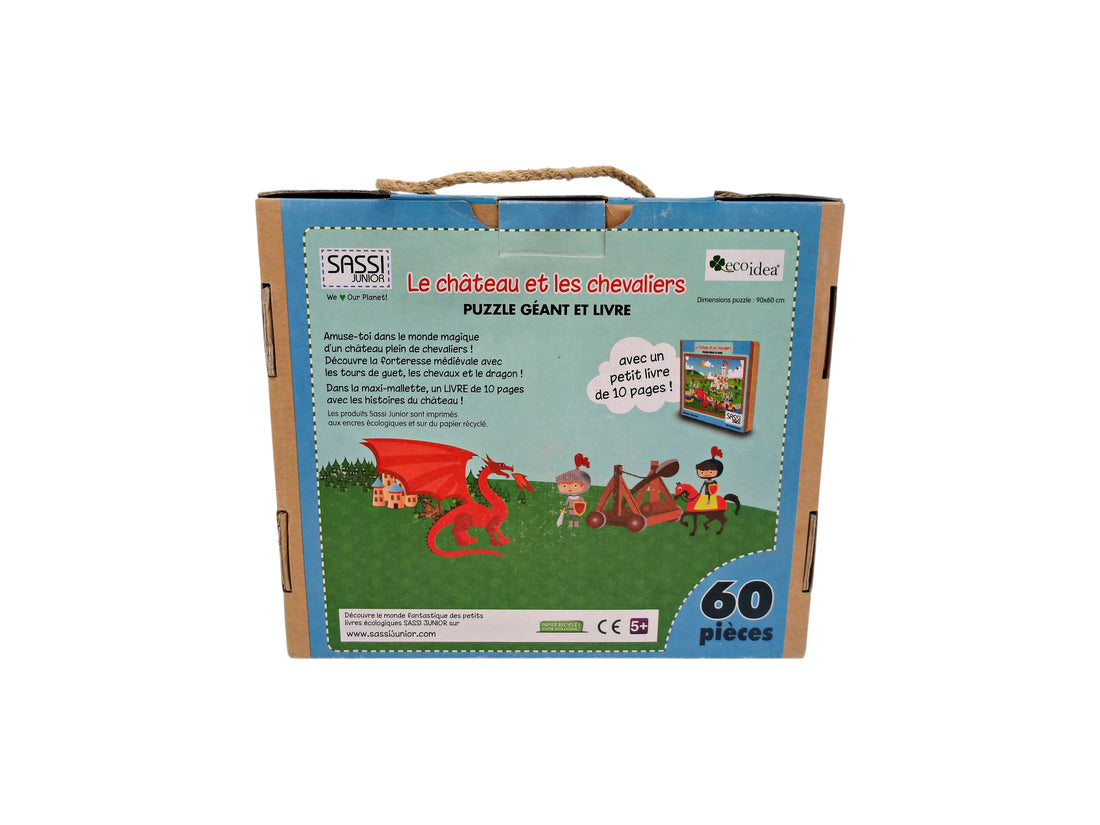 Puzzle géant - Le château et les chevaliers - 60 pièces