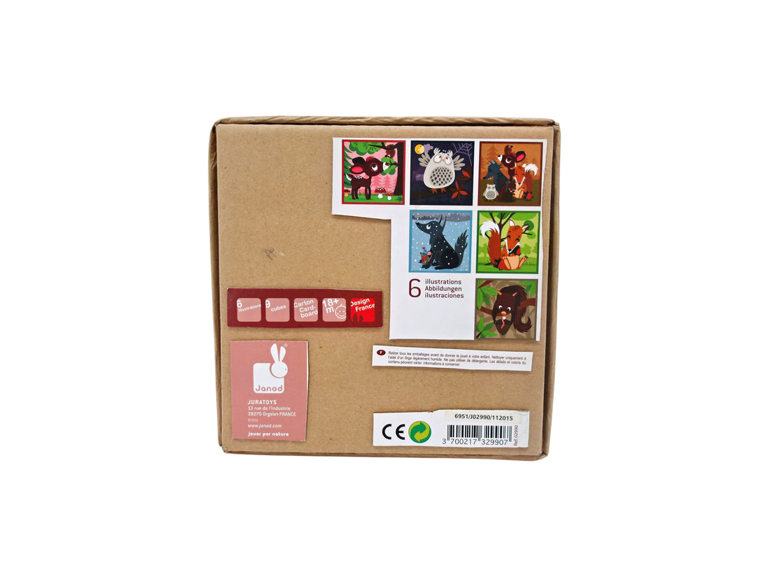 Puzzle Kubkid - Animaux de la forêt - 9 pièces