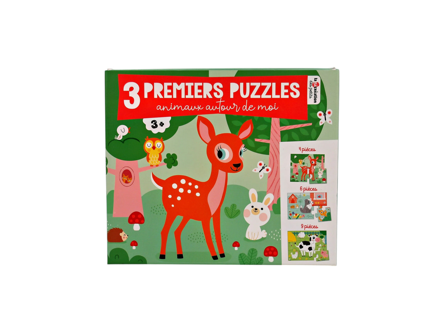 Premiers puzzles - Animaux autour de moi - x 3- Édition 2022
