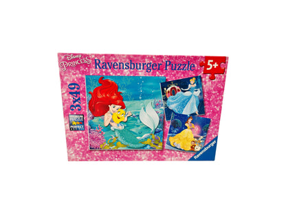 Puzzle Disney - Princesses - 3x49 pièces- Édition 2016